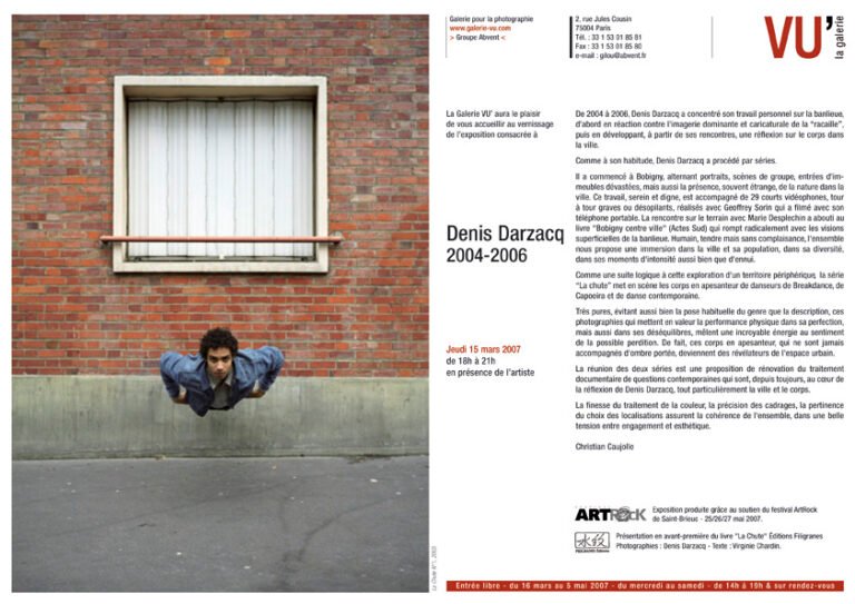 La Chute, Galerie VU, Paris