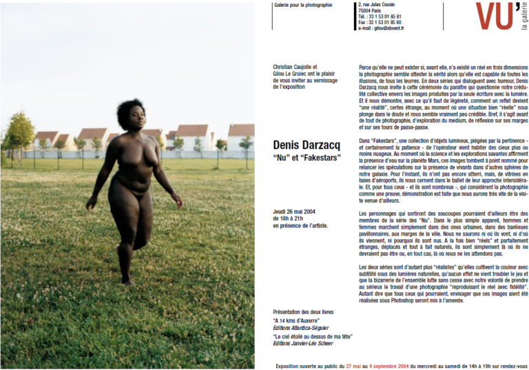 “Nus” et “Fakestars”, Galerie VU, Paris
