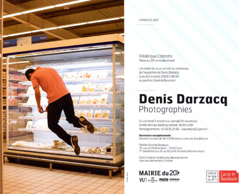 Denis Darzacq au pavillon Carré de Baudouin, Paris